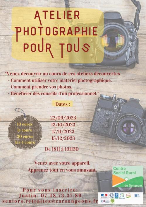 Affiche atelier famille photo