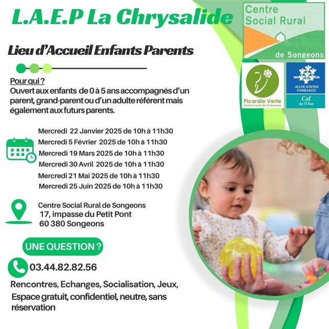 Affiche laep la chrysalide 2025