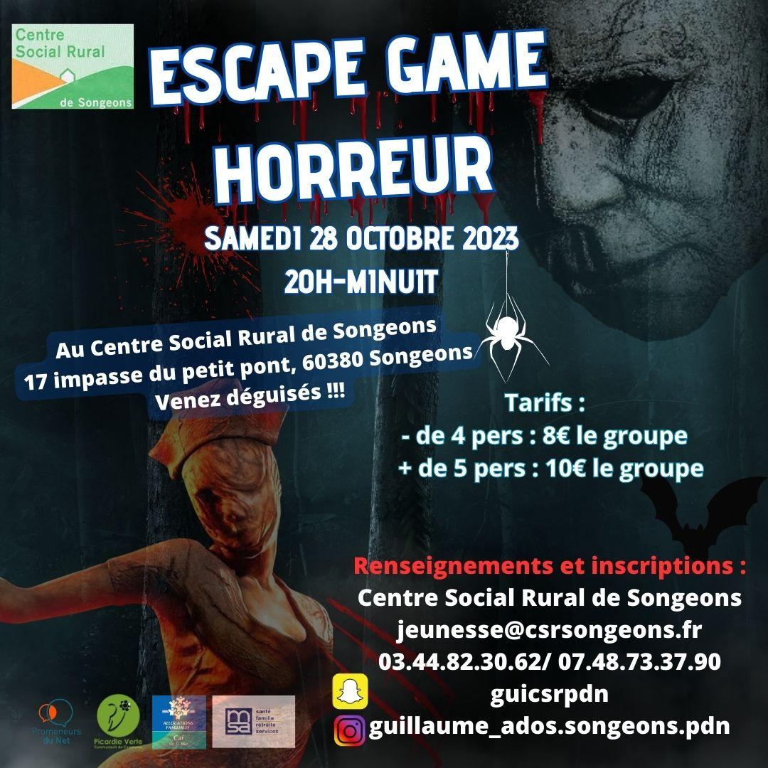 Escape game horreur final