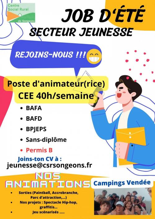 Offre d emploi ete