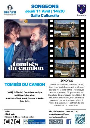 Songeons tombes du camion affiche
