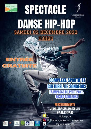 Spectacle hip hop affiche