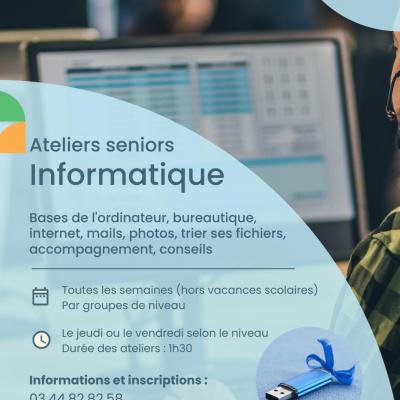 Affiche atelier informatique 2023 2024