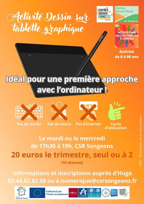 Ipns activite dessin sur tablette graphique new version