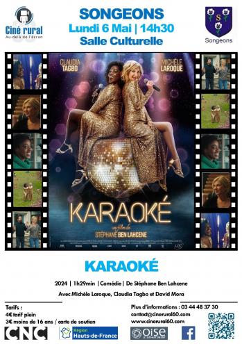 Songeons karaoke affiche